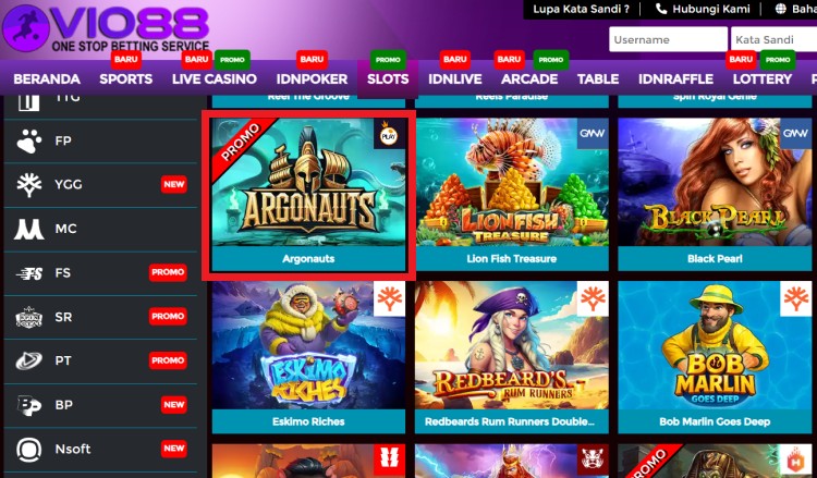 slot argonauts di vio88